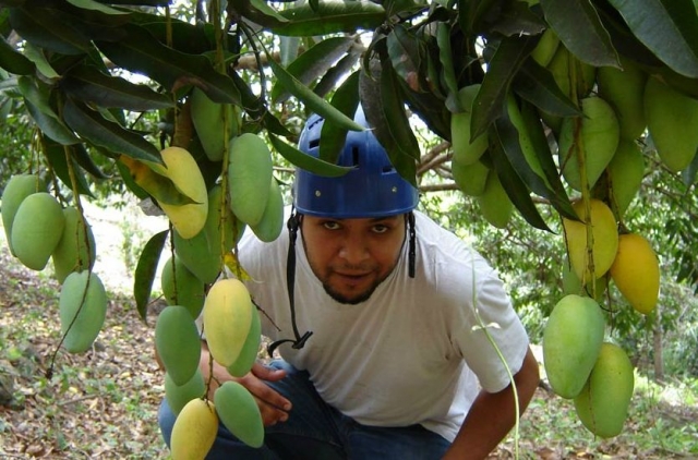 Rodeado de la naturaleza